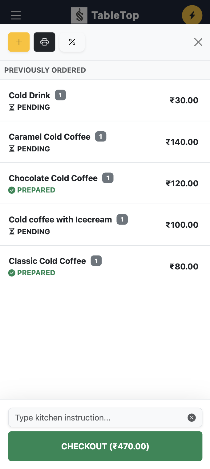 Checkout from Mobile